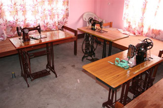 Sewing room, 3 machines